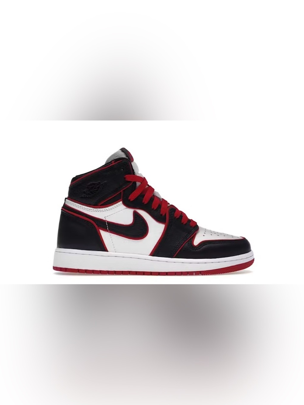 Nike Men’s High-Top Sneakers — Black/White/Red